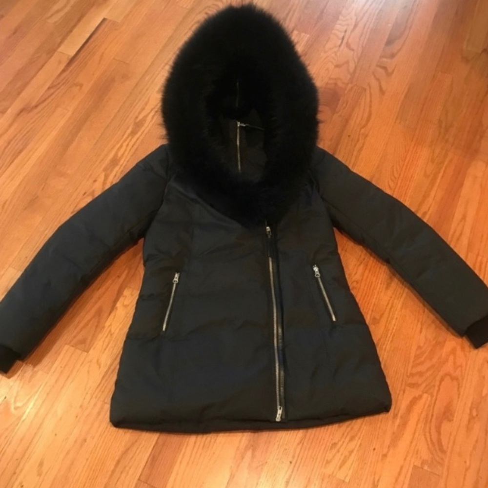 Mackage Mink Hood Coat
